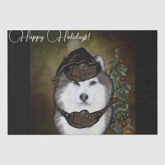 Alaskan Malamute Seidenpapier (Vorderseite)