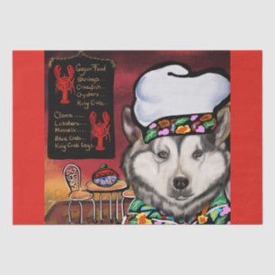 Alaskan Malamute Seidenpapier