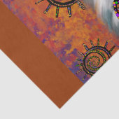 ALASKAN MALAMUTE SEIDENPAPIER (Detail)