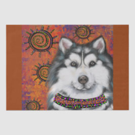 ALASKAN MALAMUTE SEIDENPAPIER