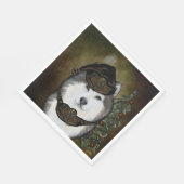 Alaskan Malamute Serviette (Ecke)