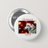 Alaskan Malamute Spirit Button (Vorne & Hinten)