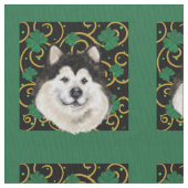 Alaskan Malamute Stoff (Nahaufnahme)