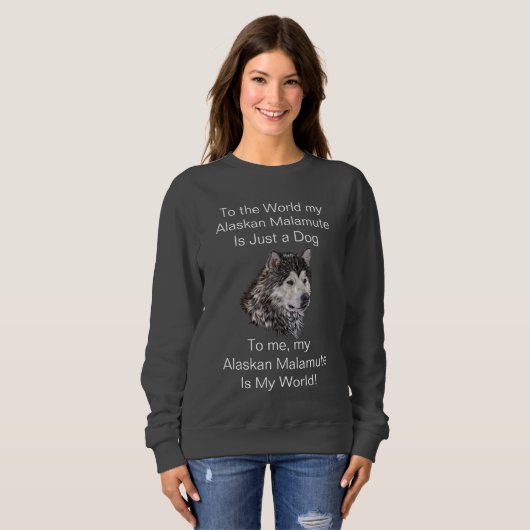 Alaskan Malamute Sweatshirt (Vorne ganz)