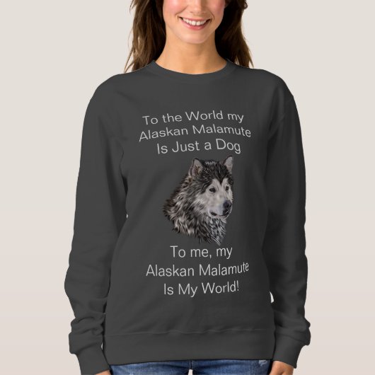 Alaskan Malamute Sweatshirt (Vorderseite)