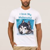 ALASKAN MALAMUTE T - Shirt (Vorderseite)