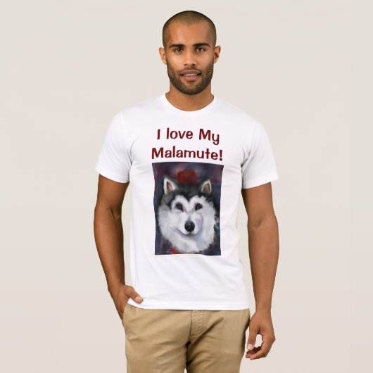 ALASKAN MALAMUTE T-Shirt (Vorne ganz)