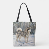 Alaskan Malamute Tasche (Rückseite)