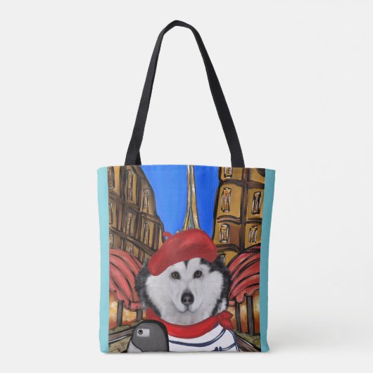 Alaskan Malamute Tasche (Rückseite)