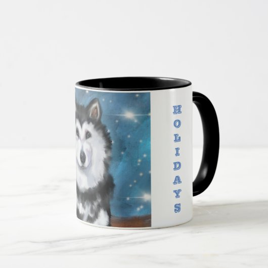 Alaskan Malamute Tasse (VorderseiteRechts)