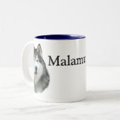 Alaskan Malamute Tasse Trivia (Vorderseite Links)