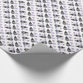 Alaskan Malamute Trick Geschenkpapier (Ecke)