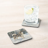 Alaskan Malamute Trinket Box Getränkeuntersetzer (Rechte Seite)