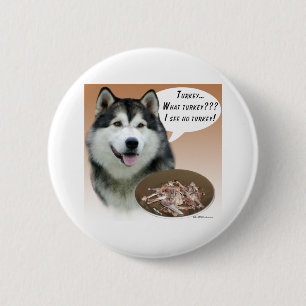 Alaskan Malamute Türkei - Button