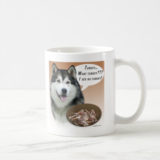 Alaskan Malamute Türkei Kaffeetasse (Rechts)