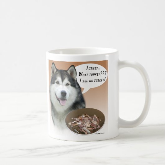 Alaskan Malamute Türkei Kaffeetasse (Rechts)