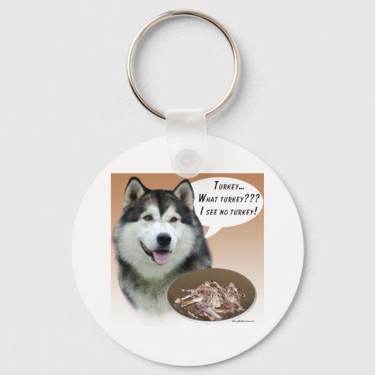 Alaskan Malamute Türkei Schlüsselanhänger (Vorderseite)