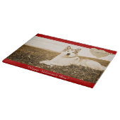 Alaskan Malamute Valentine's Day Cutting Board Schneidebrett (Ecke)