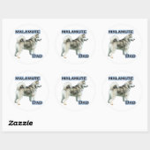Alaskan Malamute Vater 4 - Aufkleber (Blatt)