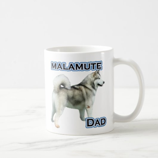 Alaskan Malamute Vater 4 Kaffeetasse (Rechts)