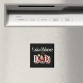 Alaskan Malamute Vater Geschenke Magnet (In Situ (Geschirrspüler))