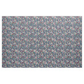 Alaskan Malamute Vintage Blumenmarine Stoff (Fat Quarter (45,7 x 55,9 cm))