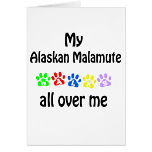 Alaskan Malamute Walks Design