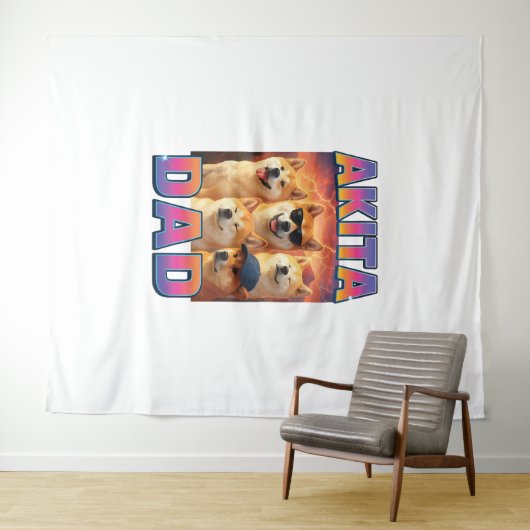 Alaskan Malamute Wandteppich (Beispiel (Horizontal))