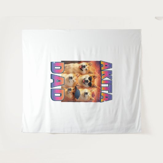 Alaskan Malamute Wandteppich (Vorderseite (Horizontal))