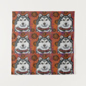 ALASKAN MALAMUTE WANDTEPPICH (Vorderseite)