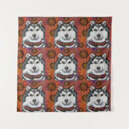 ALASKAN MALAMUTE WANDTEPPICH