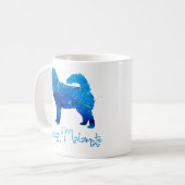 Alaskan Malamute Watercolor Kaffeetasse (Vorderseite Links)