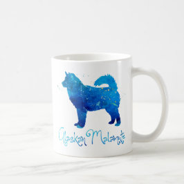 Alaskan Malamute Watercolor Kaffeetasse