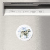 Alaskan Malamute Weihnachten - Magnet (In Situ (Geschirrspüler))