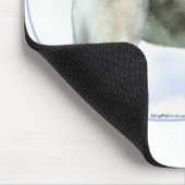 Alaskan Malamute Weihnachten Mousepad (Ecke)