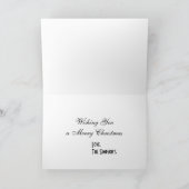 Alaskan Malamute Weihnachts-Fotokarte Feiertagskarte (Innenseite)