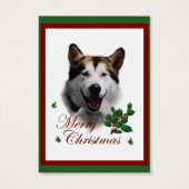 Alaskan Malamute Weihnachtsgeschenke Namensschilde (Rückseite)