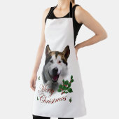 Alaskan Malamute Weihnachtsgeschenke Schürze (InSitu)
