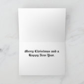 Alaskan Malamute Weihnachtskarte Feiertagskarte (Innenseite)