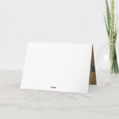 Alaskan Malamute Weihnachtsreise: Feierabend Karte (Rückseite)