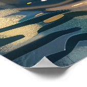 Alaskan Malamute Weihnachtsreise Poster (Ecke)