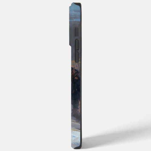 Alaskan Malamute Weihnachtssaison Case-Mate iPhone Hülle (Rückseite / Links)