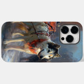 Alaskan Malamute Weihnachtssaison Case-Mate iPhone Hülle (Rückseite (Horizontal))