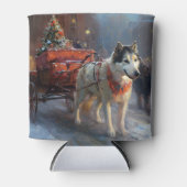 Alaskan Malamute Weihnachtssaison Dosenkühler (Vorderseite)