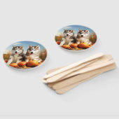 Alaskan Malamute Welpe Herbst Delight Pumpkin Fächer (Non-assembled)