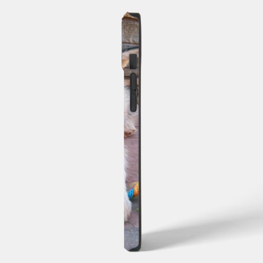 Alaskan Malamute Welpe mit Rockspielzeug-Foto Case-Mate iPhone Hülle (Rückseite / Links)