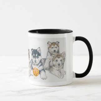 Alaskan Malamute Welpen Tasse