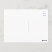 Alaskan Malamute Welpendoppy Postkarte (Rückseite)