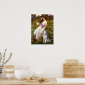 Alaskan Malamute - Windblumen Poster (Küche)