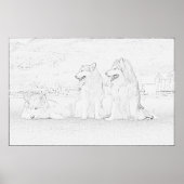 Alaskan Malamutes Poster (Vorne)